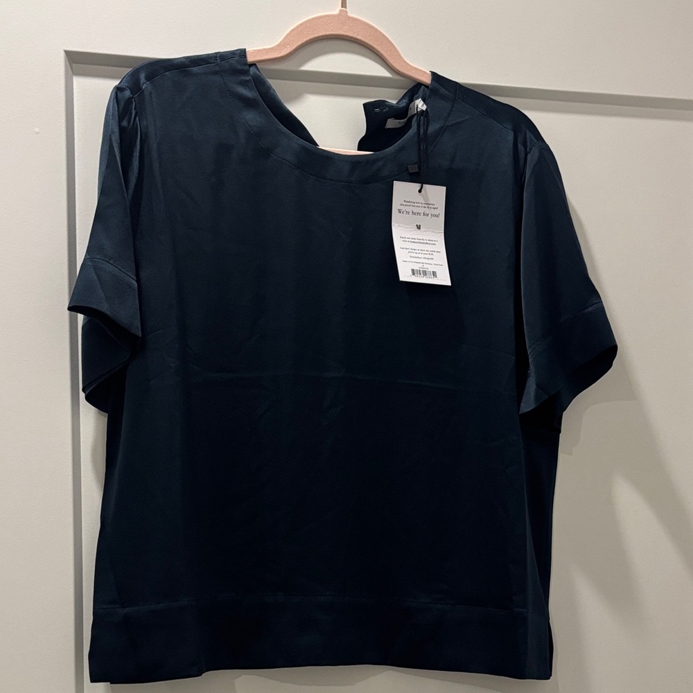 NWT Mm La Fleur Annika 2.0 Tee in Deep Ocean Sz M